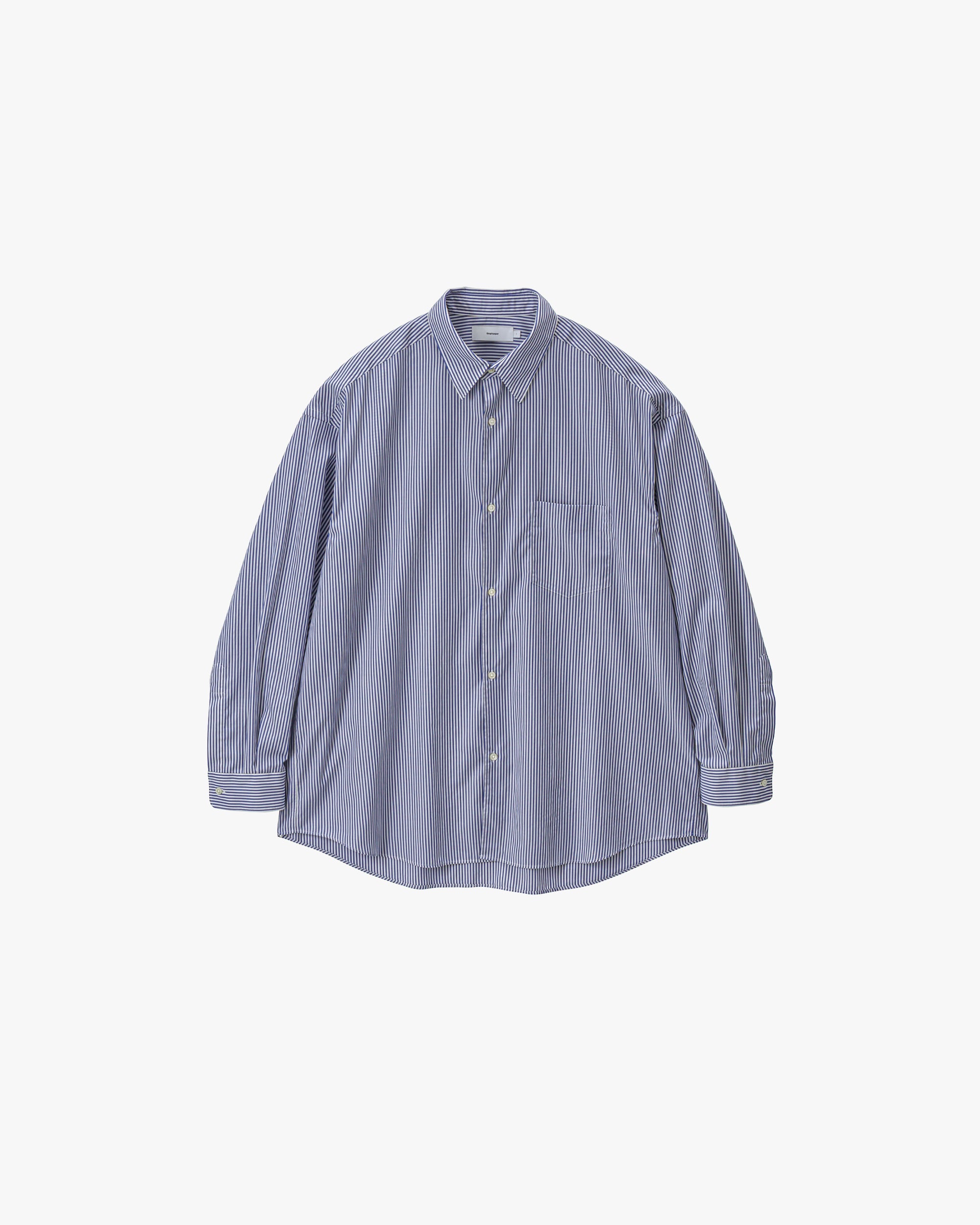 Broad Stripe L/S Oversized Regular Collar Shirt – Graphpaper