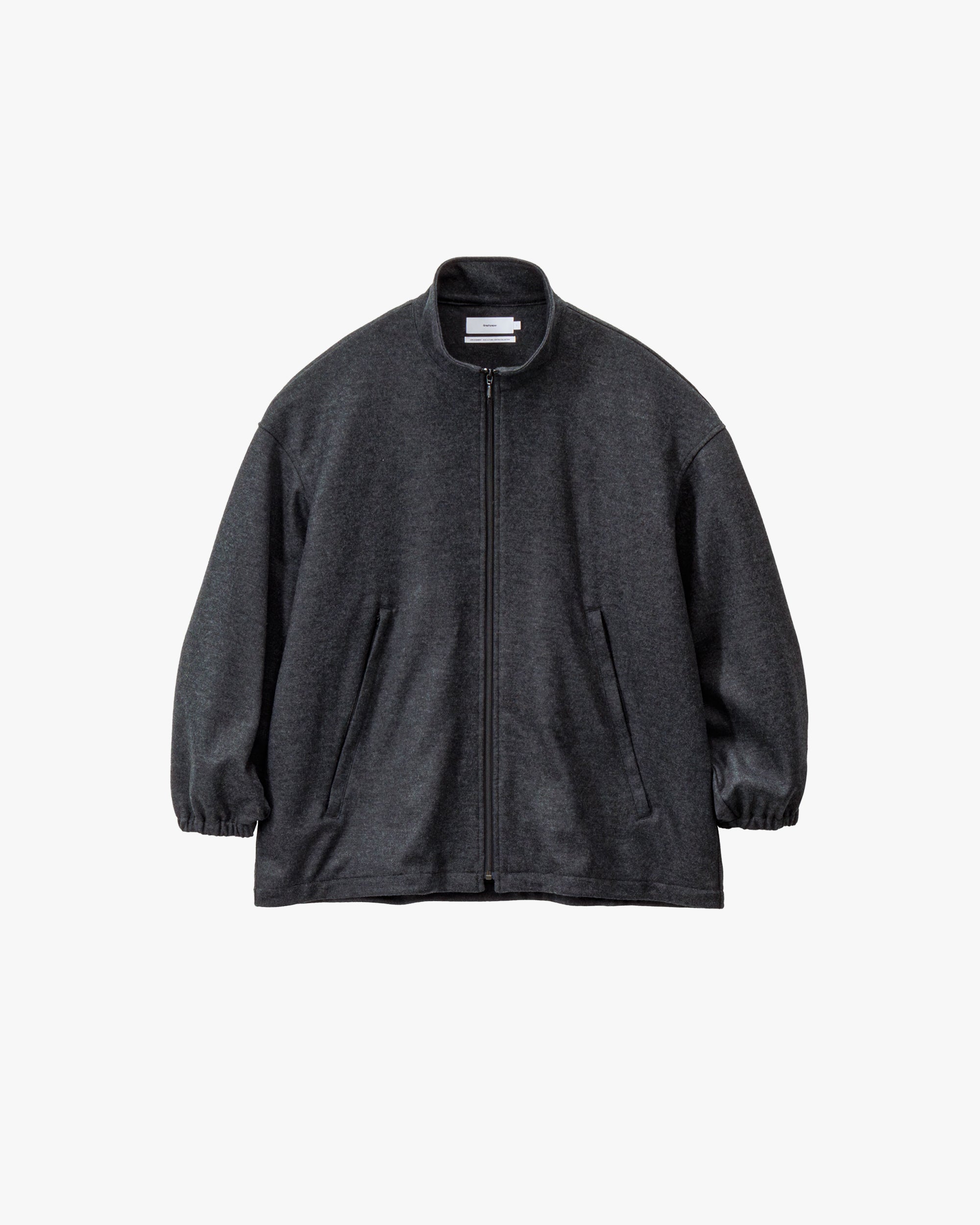 Wool Smooth Flannel Track Blouson – Graphpaper