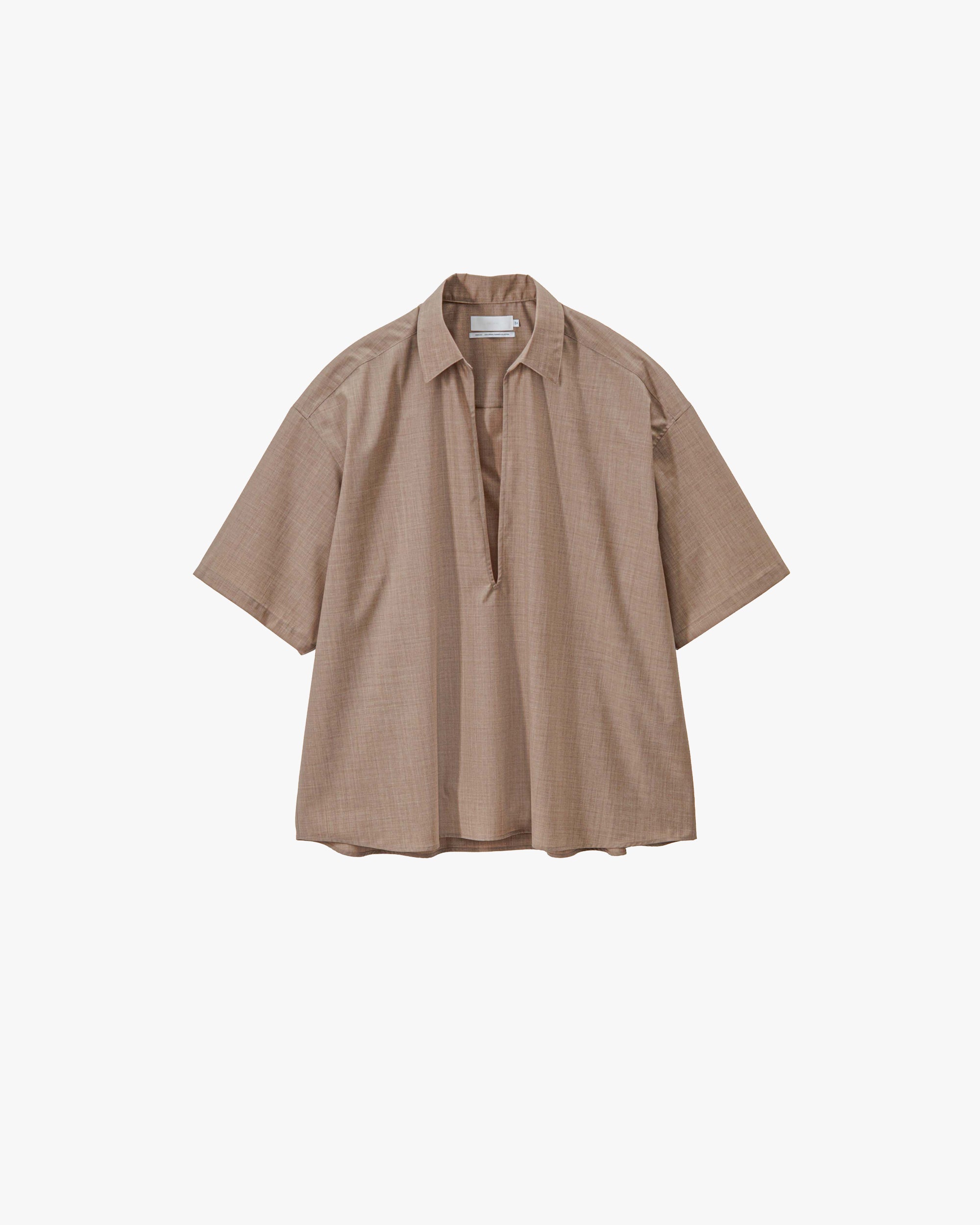Fine Heather Wool S/S Skipper Shirt – Graphpaper