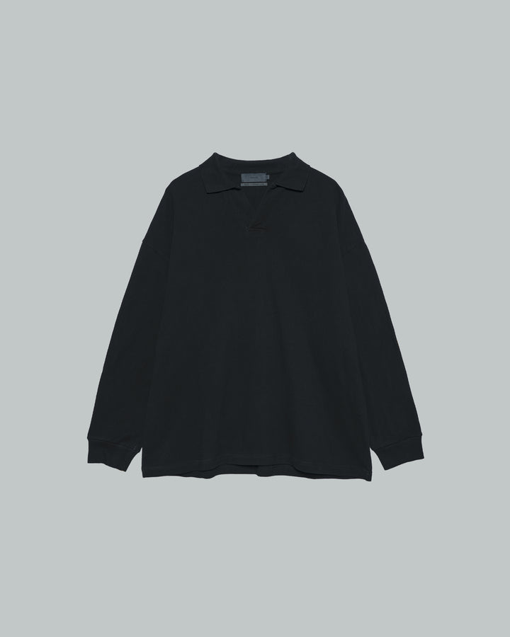 Cotton Pique Jersey L/S Skipper Polo