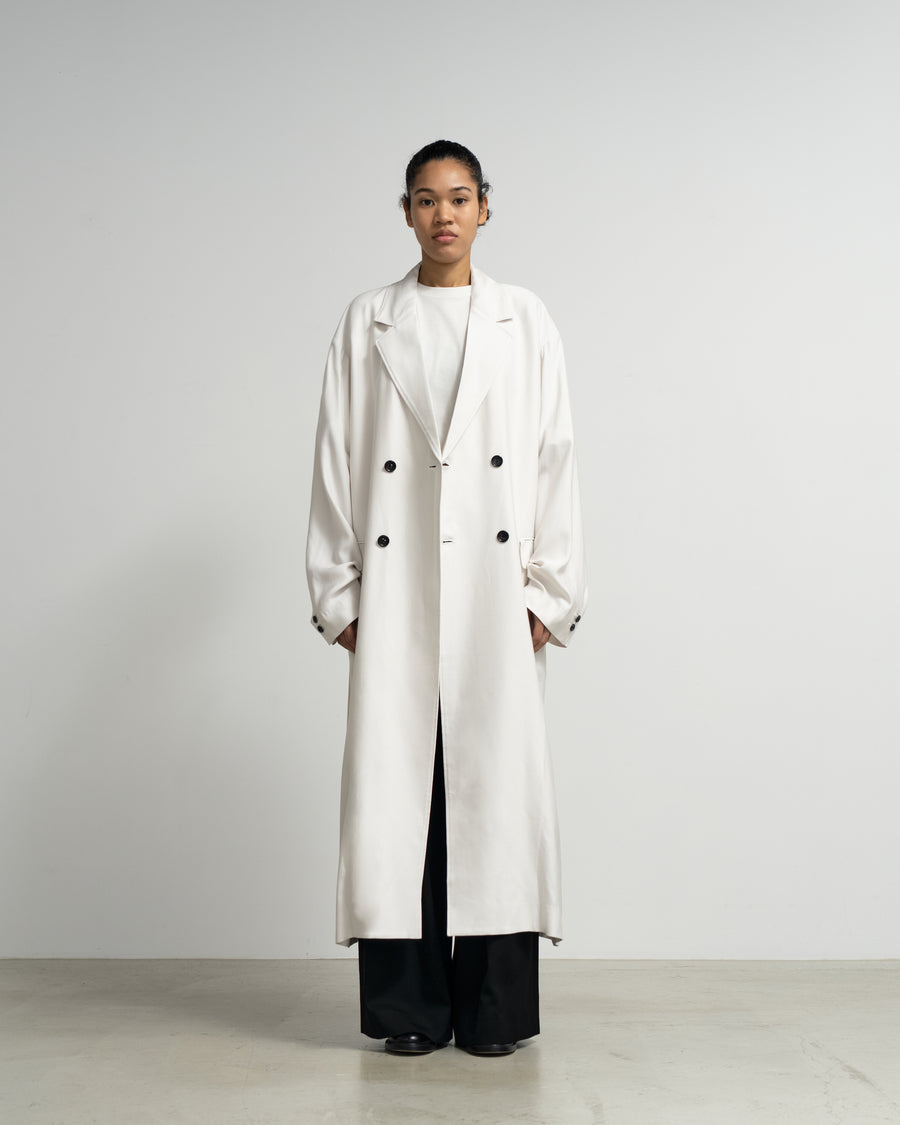 ジャケット・アウター Graphpaper Viscose Cupro Oversized Coat ジャケット・アウター Graphpaper Viscose Cupro Oversized Coat