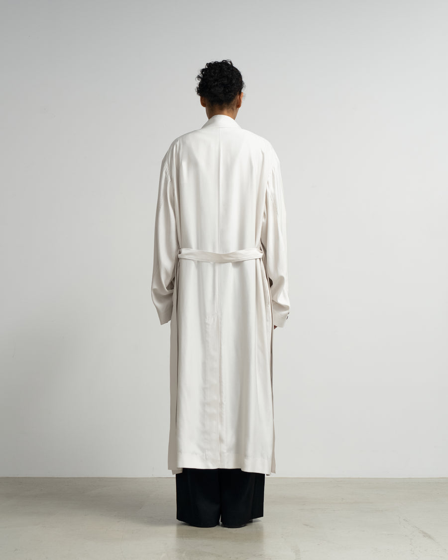 SALE- Viscose Cupro Back Satin Oversized Coat – Graphpaper