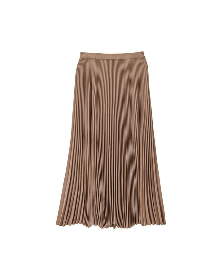 Satin Pleats Skirt