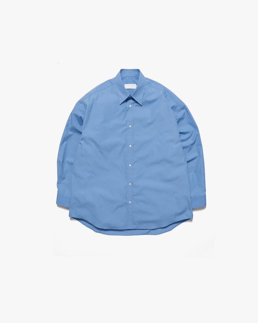 High Count Broad L/S Oversized Regular Collar Shirt