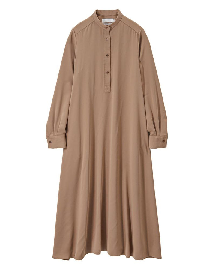 Satin Band Collar Dress