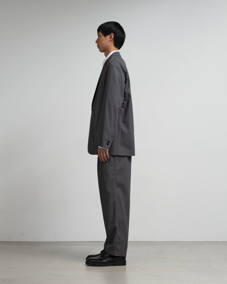 Wooly Cotton Twill Single Jacket