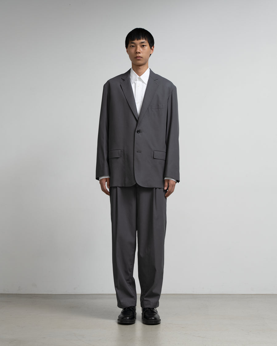 Wooly Cotton Twill Single Jacket