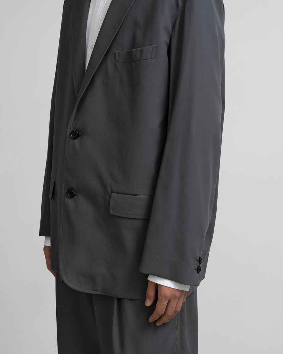Wooly Cotton Twill Single Jacket