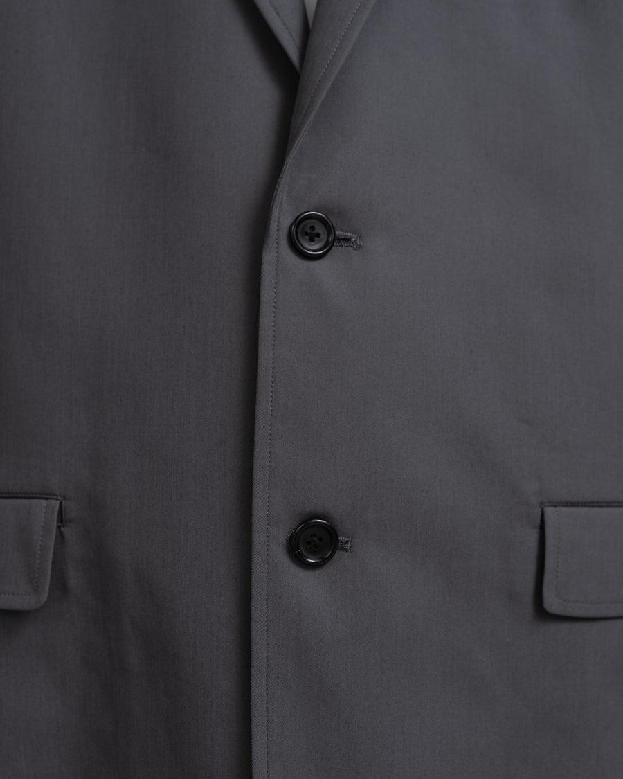 Wooly Cotton Twill Single Jacket