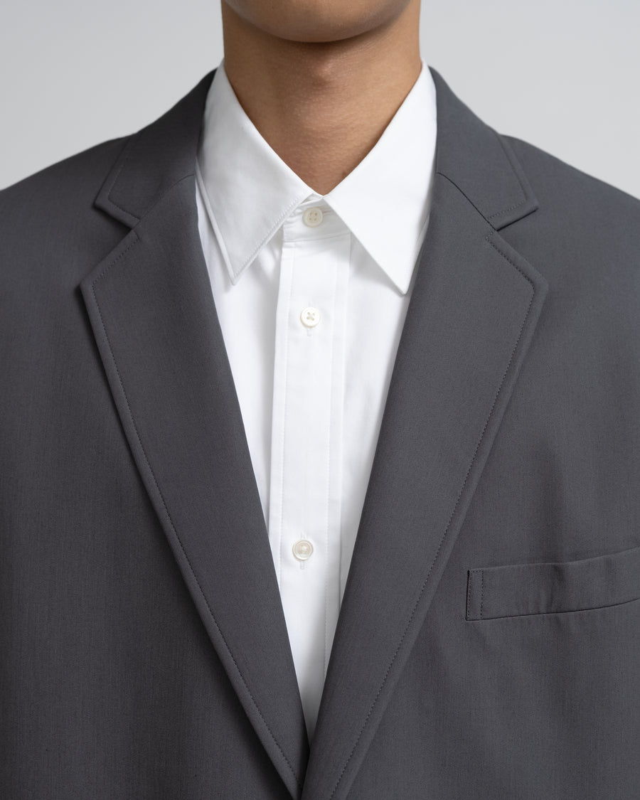 Wooly Cotton Twill Single Jacket