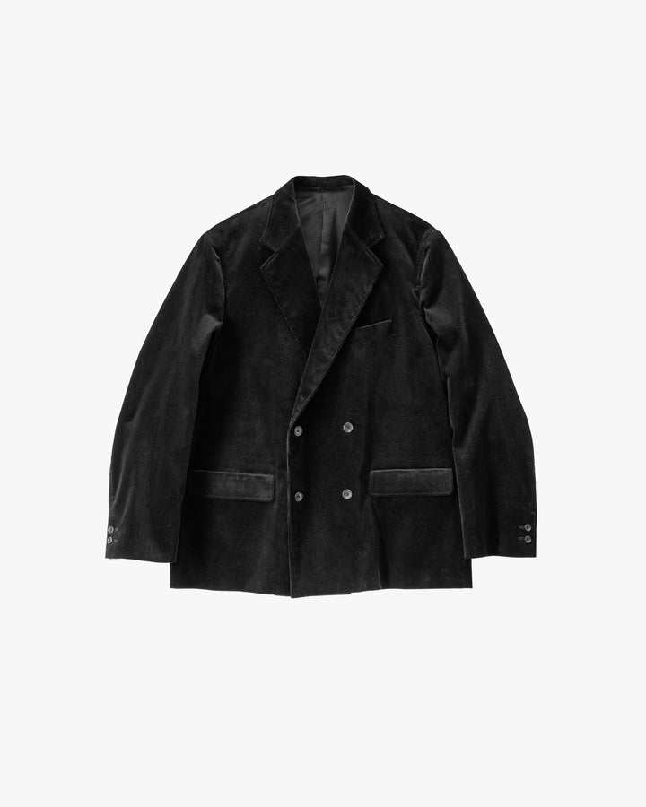 Suvin Corduroy Compact Shoulder Double Jacket