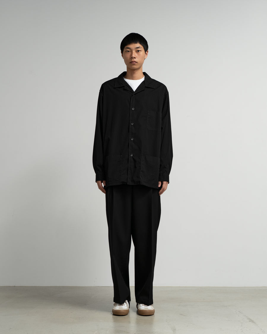 YOKE×Graphpaper Stripe Shirt Jacket YOKE for Graphpaper COTTON STRIPE SHIRT JACKET