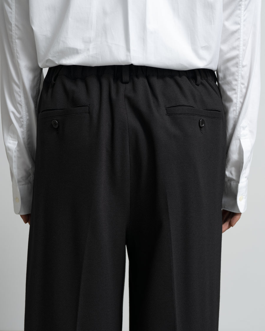 SIDOGRAS Melange Ponte Wide Slacks