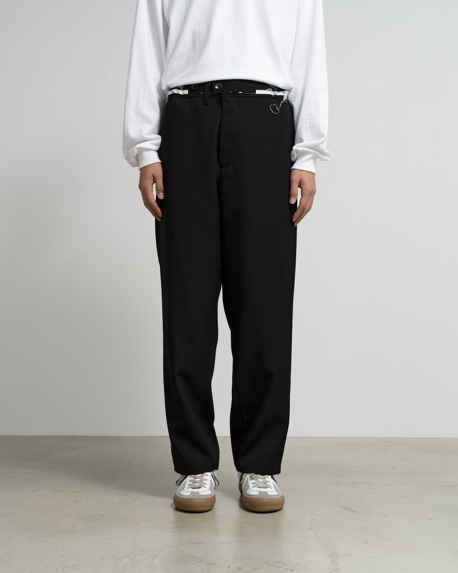 CF.GP Scale Off Wool Adjustable Tab Wide Pants