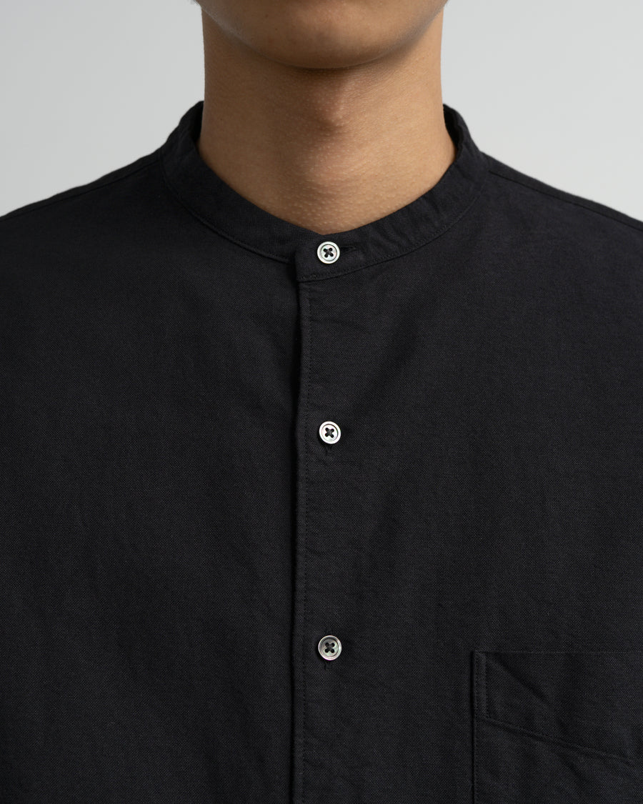 Oxford L/S Band Collar Box Shirt – Graphpaper