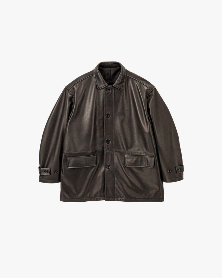 Lamb Leather Car Coat