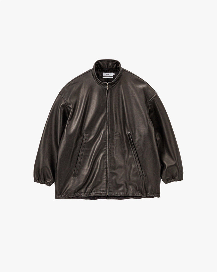 Lamb Leather Track Jacket