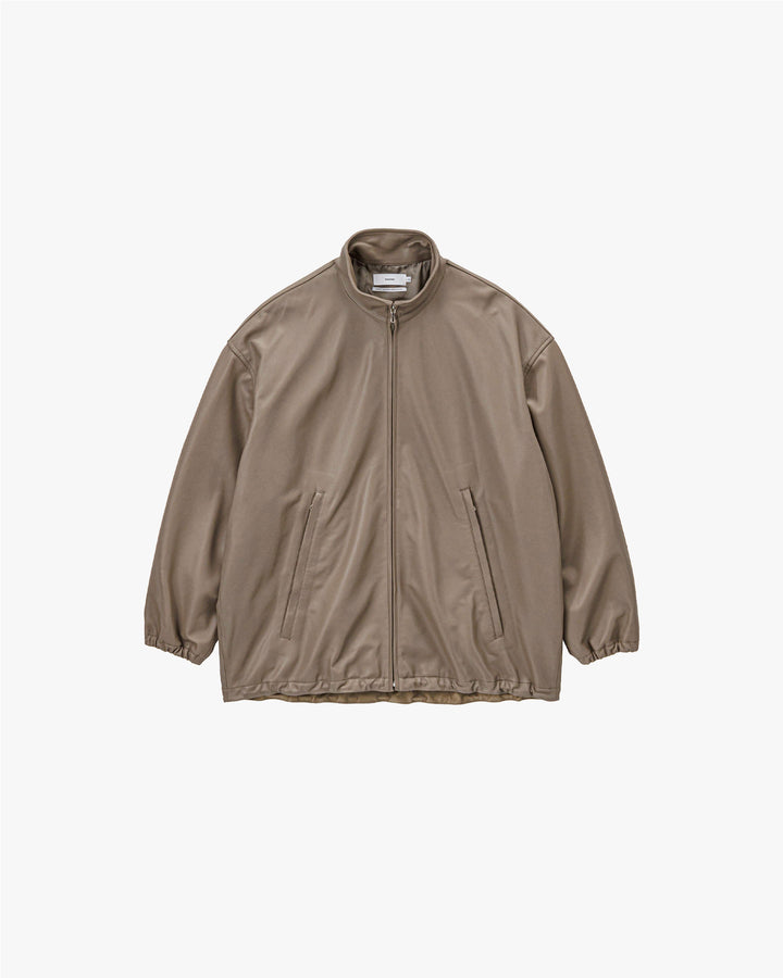 Lamb Leather Track Jacket