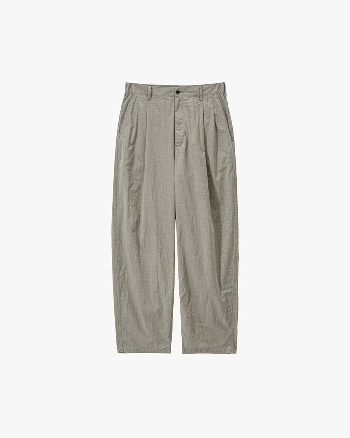 Cotton Wool Poplin Oversized Slacks