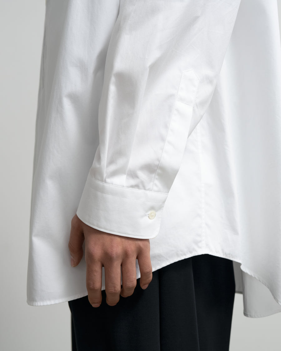 High Count Regular Collar Round Cut Oversized Shirt