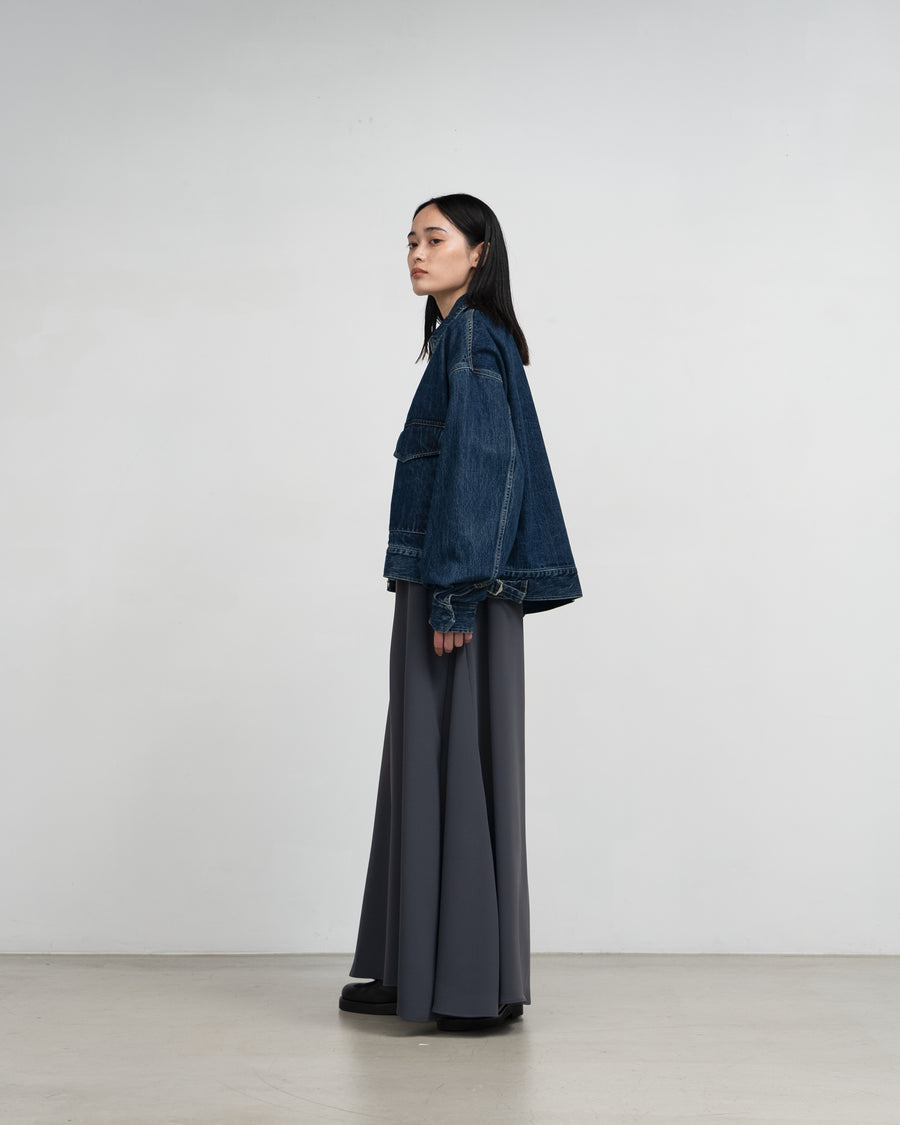 Selvage Denim Zip Jacket -DARK FADE-