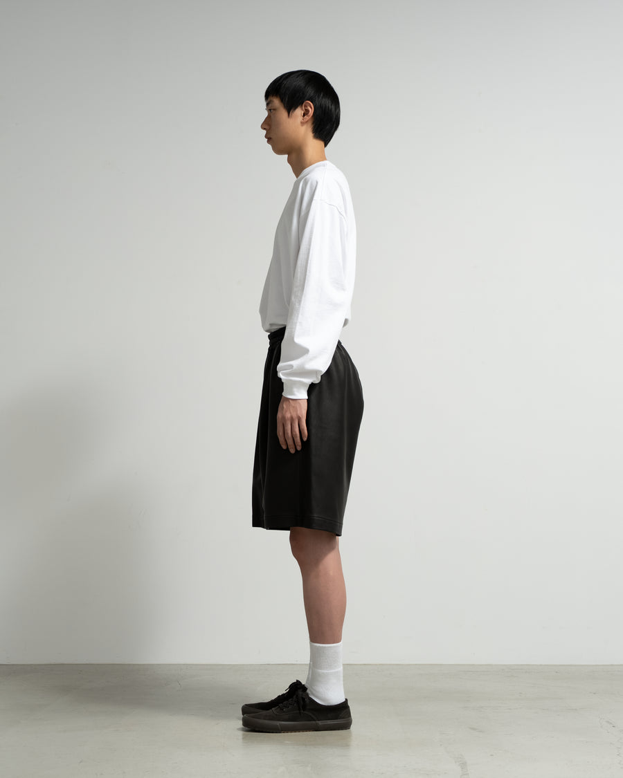 SALE- Lamb Leather Track Wide Shorts – Graphpaper