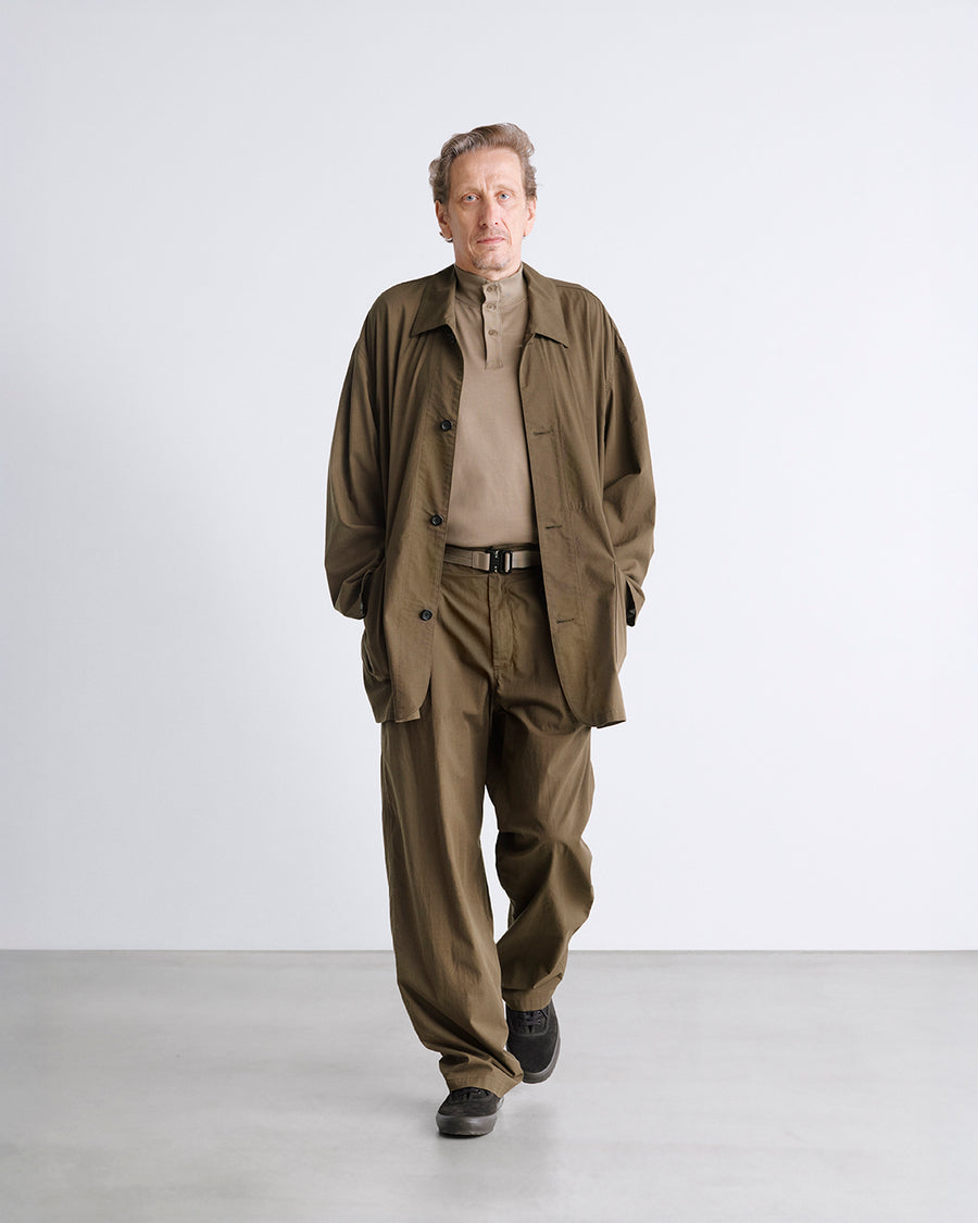 Cotton Wool Poplin Oversized Slacks – Graphpaper