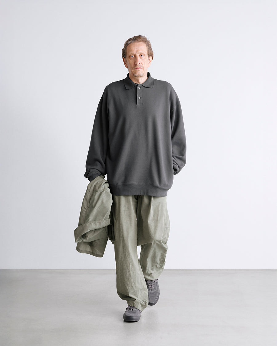 Cotton Wool Poplin Oversized Slacks – Graphpaper