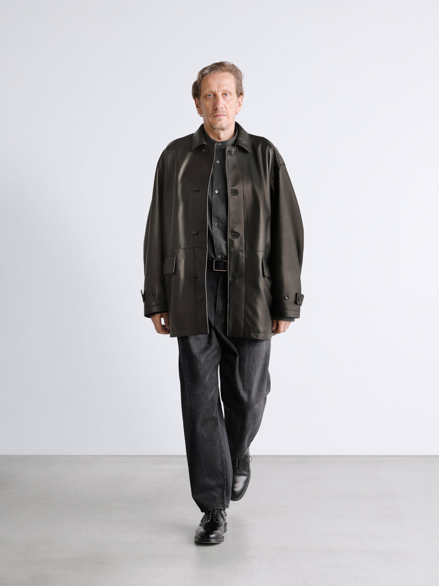 Lamb Leather Car Coat – Graphpaper