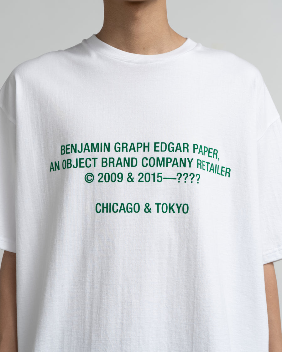 BENJAMIN GRAPH EDGAR PAPER S/S Oversized Tee