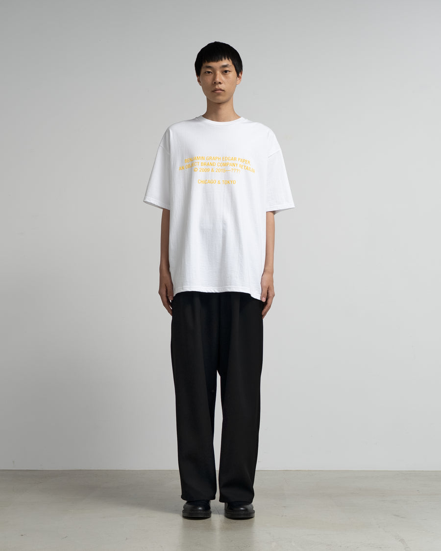 BENJAMIN GRAPH EDGAR PAPER S/S Oversized Tee