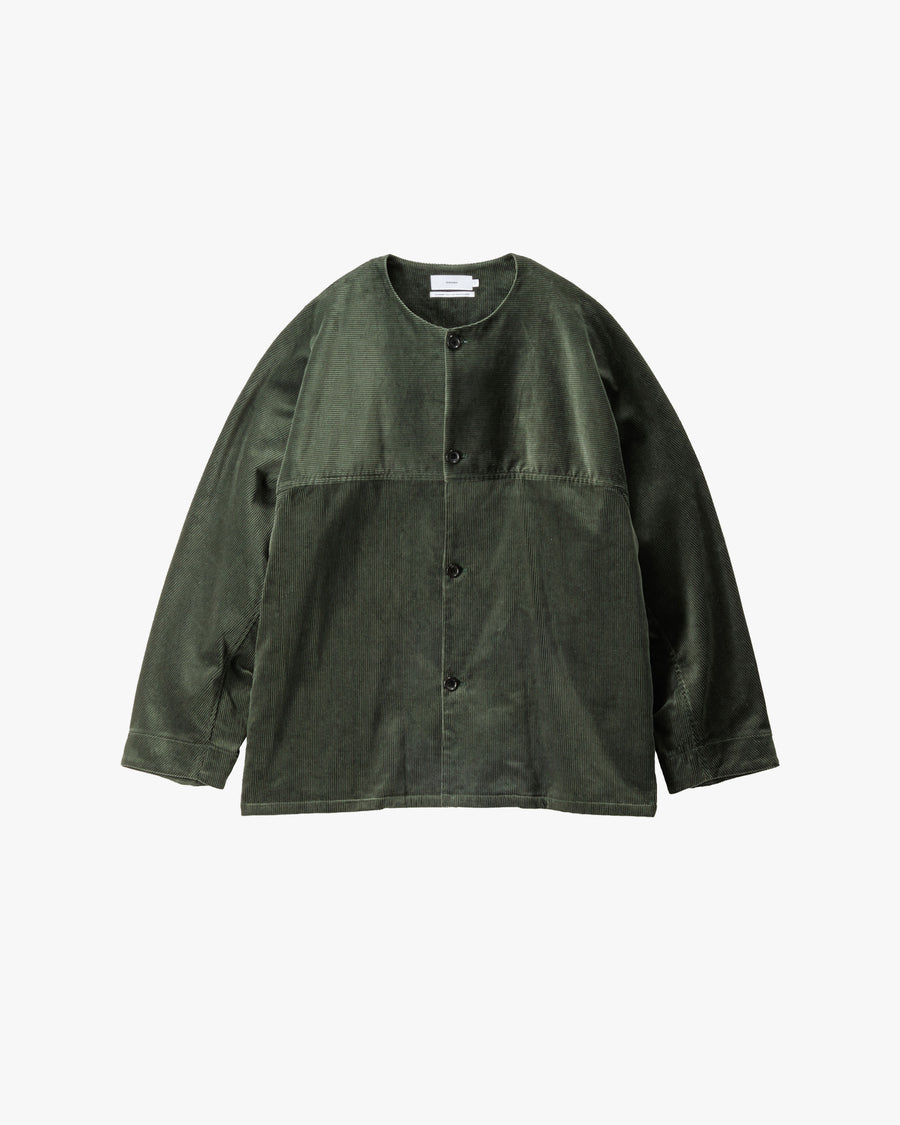 Suvin Corduroy Collarless Jacket