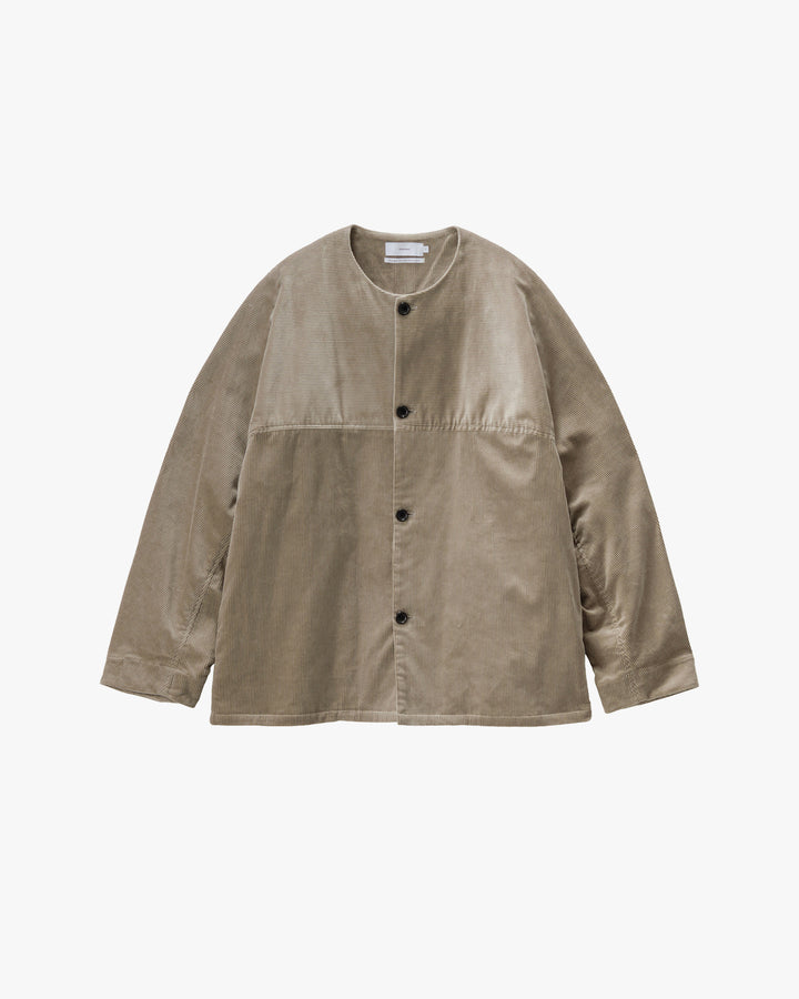 Suvin Corduroy Collarless Jacket