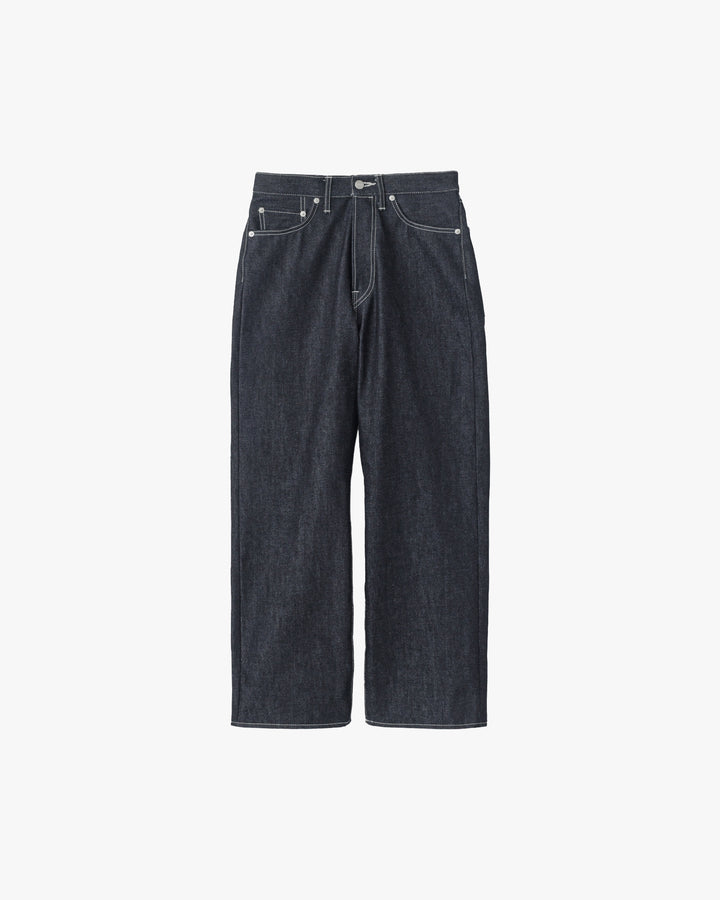 Selvage Denim Five Pocket Wide Straight Pants
