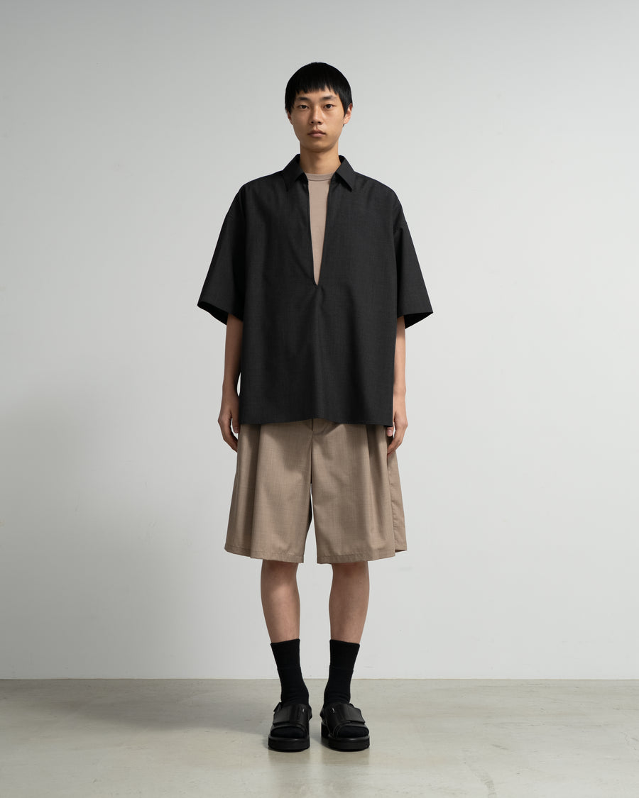 SALE- Fine Wool Heather S/S Skipper Shirt – Graphpaper
