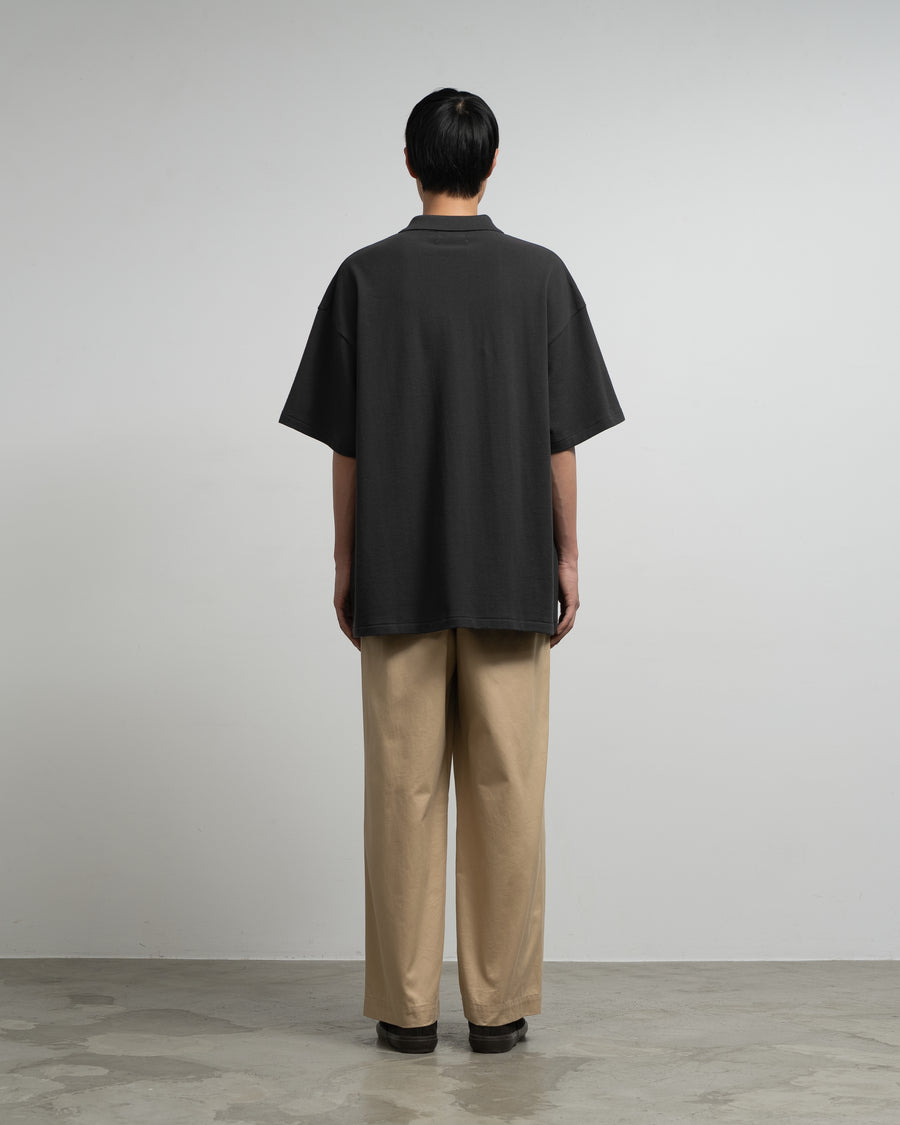 トップス graphpaper Cotton Pique Jersey S/S Polo Cotton Pique Jersey S/S Skipper Polo – Graphpaper