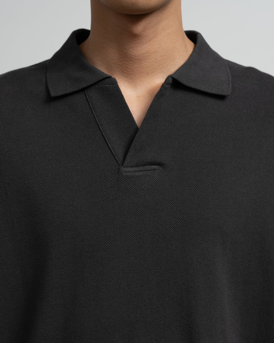 トップス Graphpaper Cotton Pique Jersey S/S Polo Cotton Pique Jersey S/S Skipper Polo – Graphpaper
