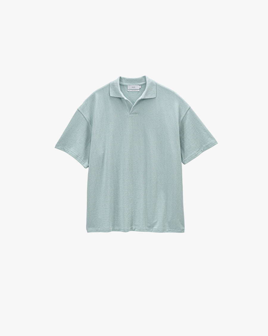 トップス Graphpaper Cotton Pique Jersey S/S POLO Cotton Pique Jersey S/S Skipper Polo – Graphpaper