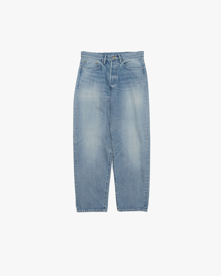 Selvage Denim Five Pocket Tapered Pants -LIGHT FADE-