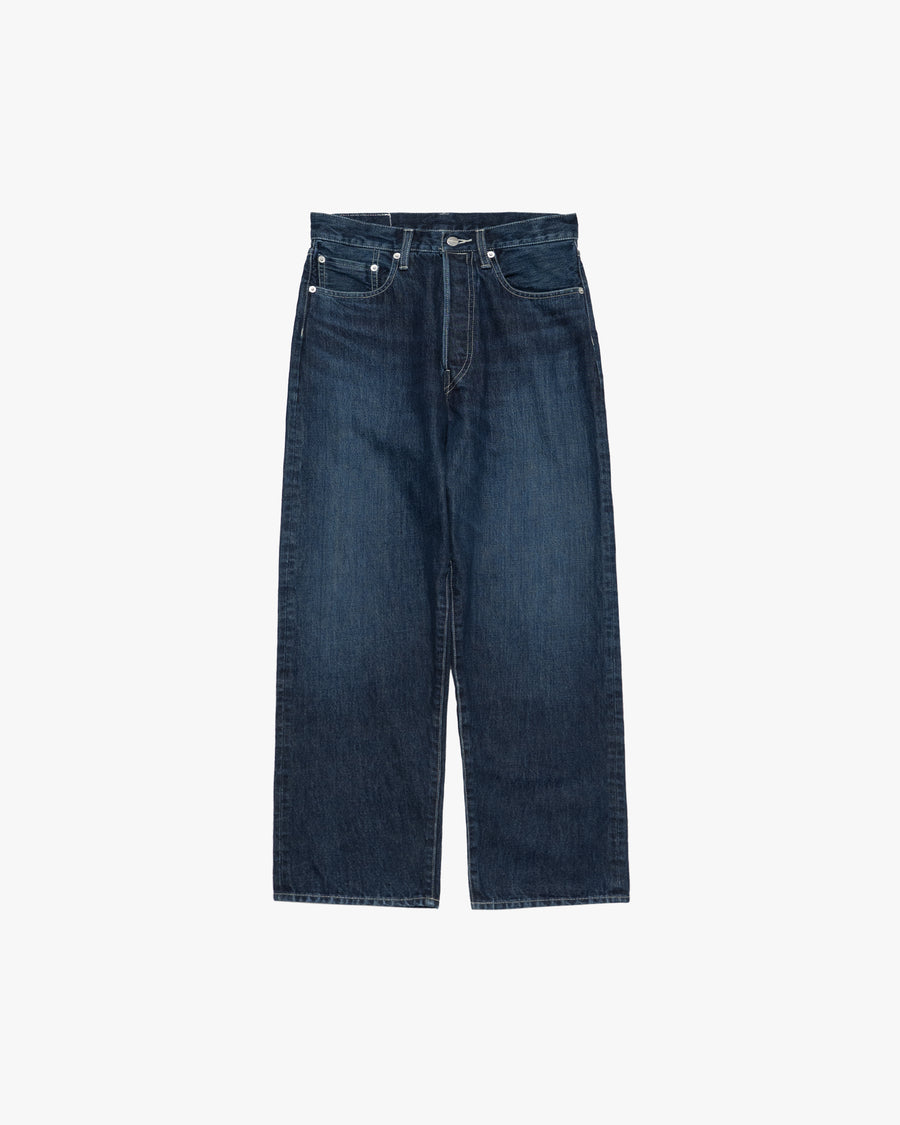 パンツ Denim FivePocketWideStraightPantsDk.FADE Selvage Denim Five Pocket Wide Straight Pants -DARK FADE- – Graphpaper