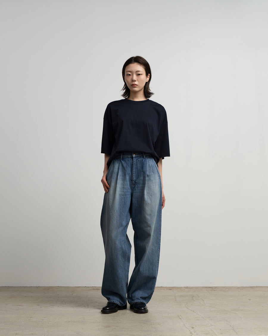Selvage Denim Two Tuck Pants -LIGHT FADE- – Graphpaper