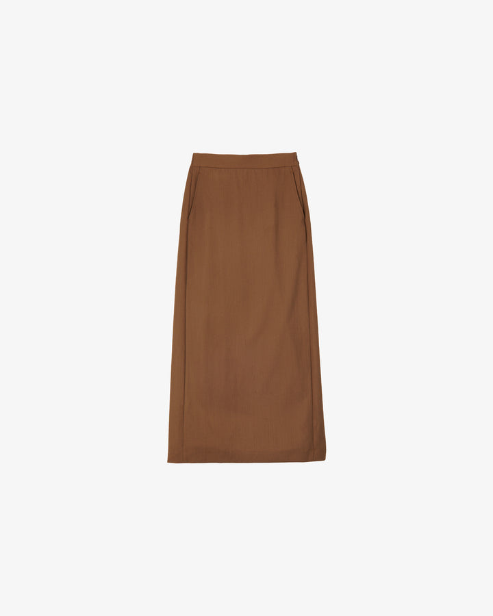 -SALE- Techno Wool Nylon Easy Pencil Skirt