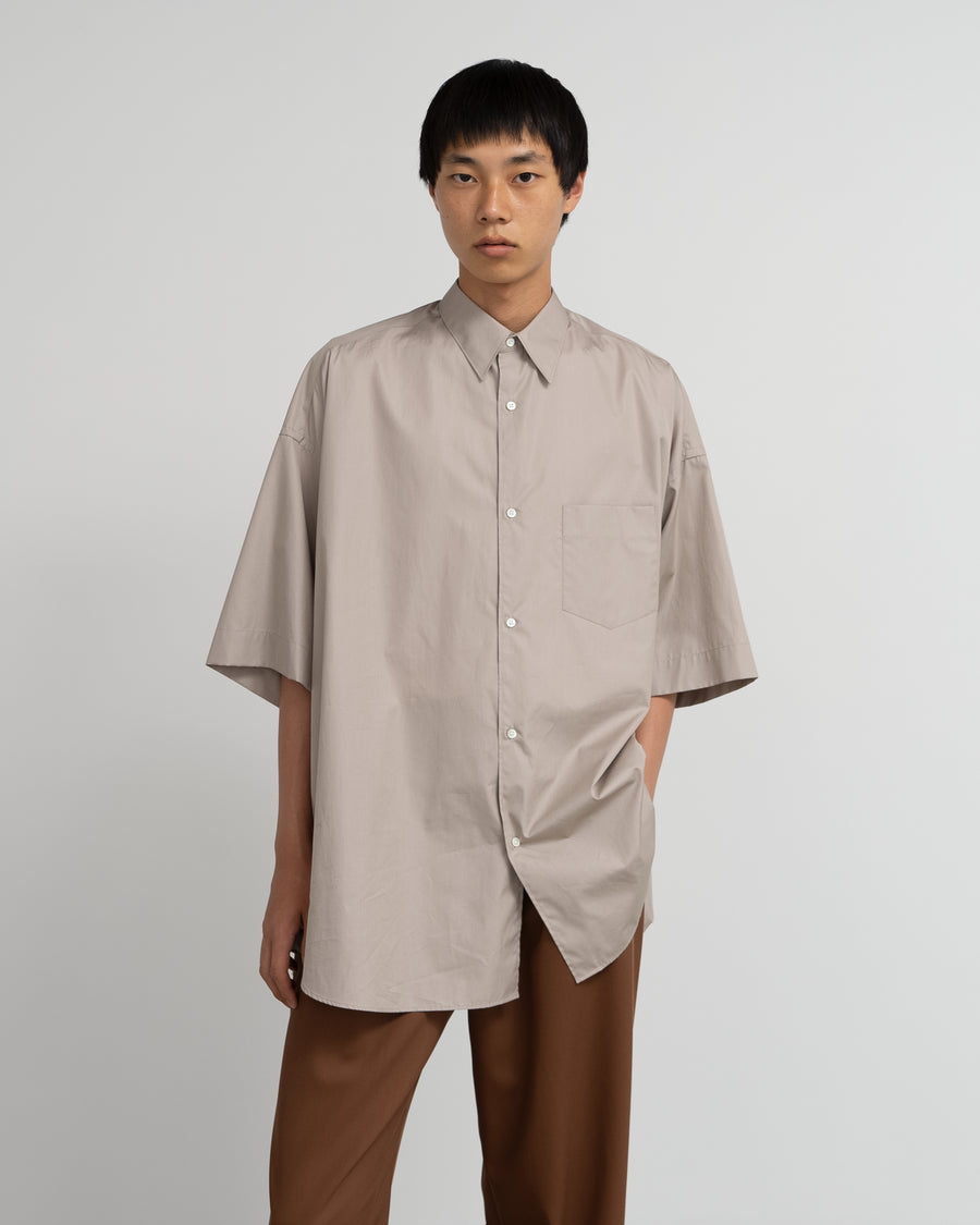 ALUMO for GP S/S Oversized Regular Collar Shirt