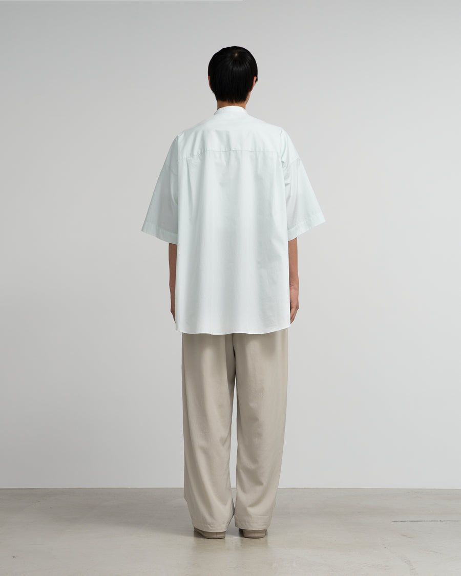 ALUMO for GP S/S Oversized Band Collar Shirt