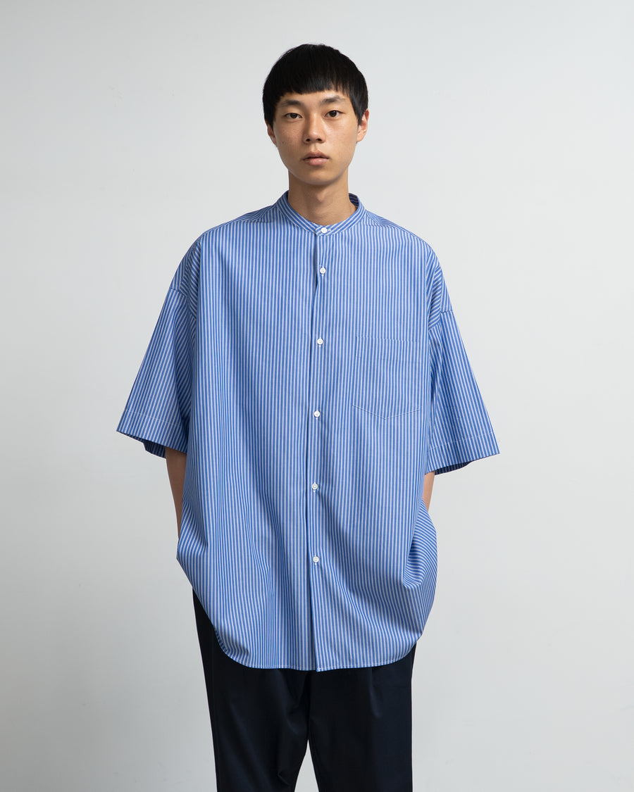 SIDOGRAS S/S Oversized Band Collar Shirt