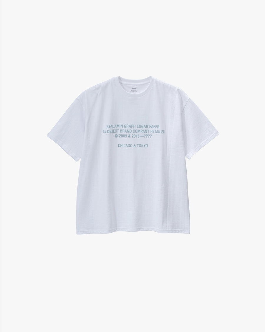 BENJAMIN GRAPH EDGAR PAPER S/S Oversized Tee