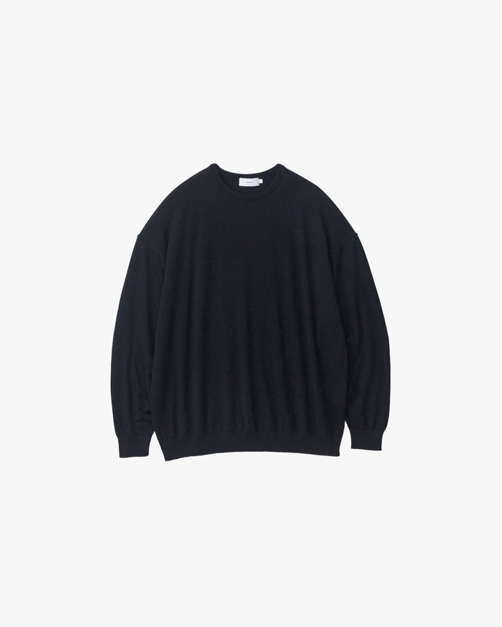 High Gauge L/S Oversized Crew Neck Knit
