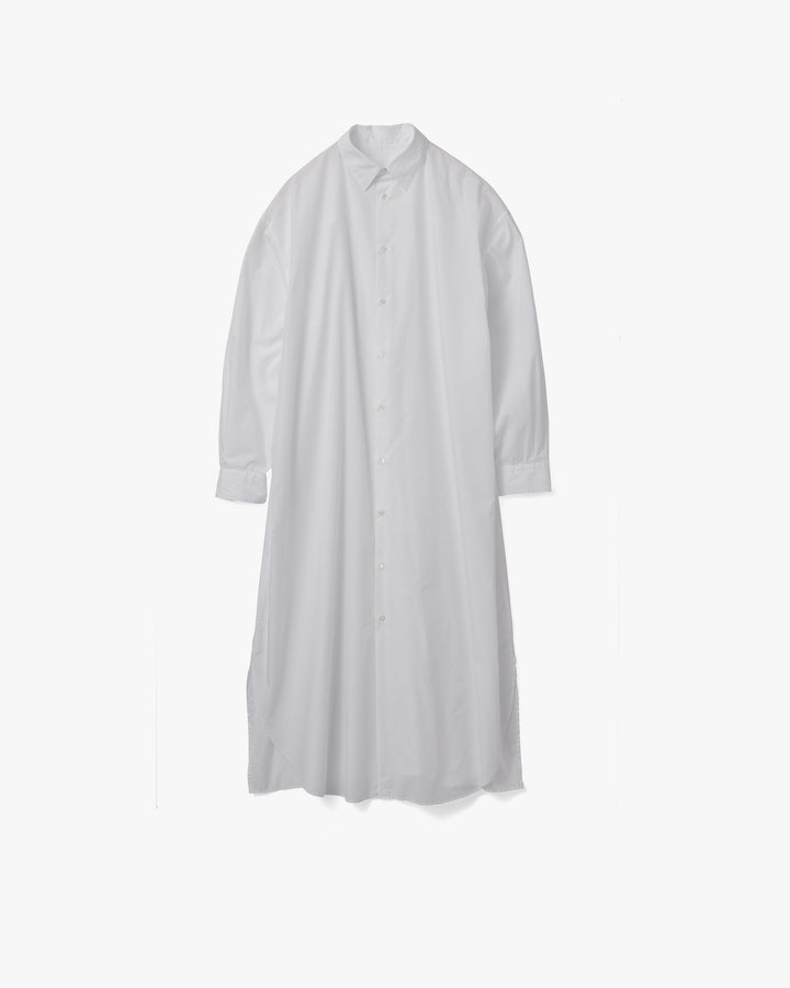 Broad Regular Collar Oversized Shirt Dress